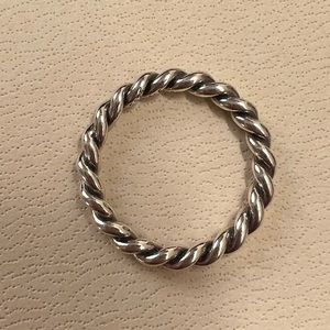 Pandora silver Intertwined Stackable Ring